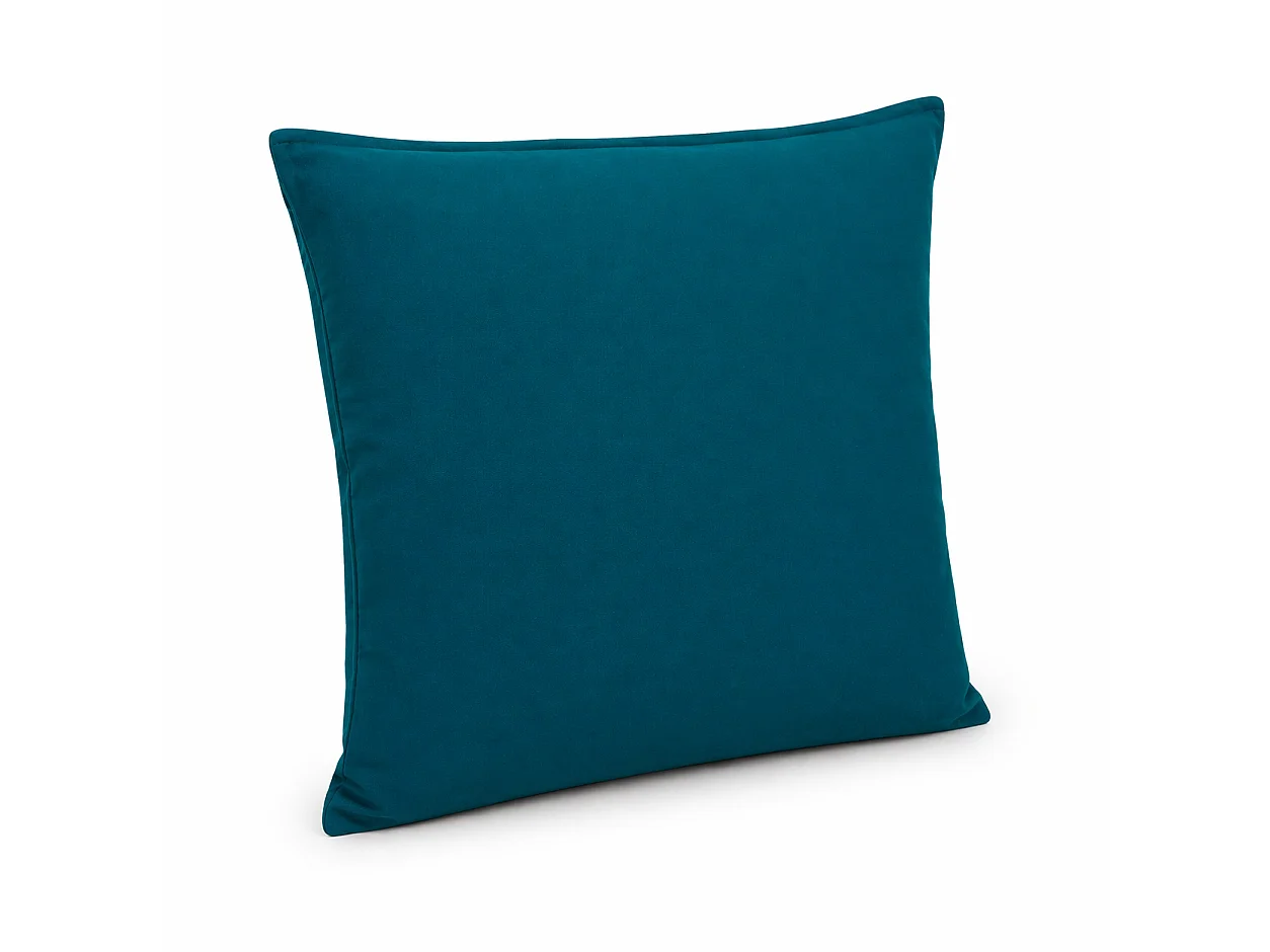 Tempo Style - Cuscino decorativo 45×45 cm Sfoderabile in poliestere – Verde Petrolio