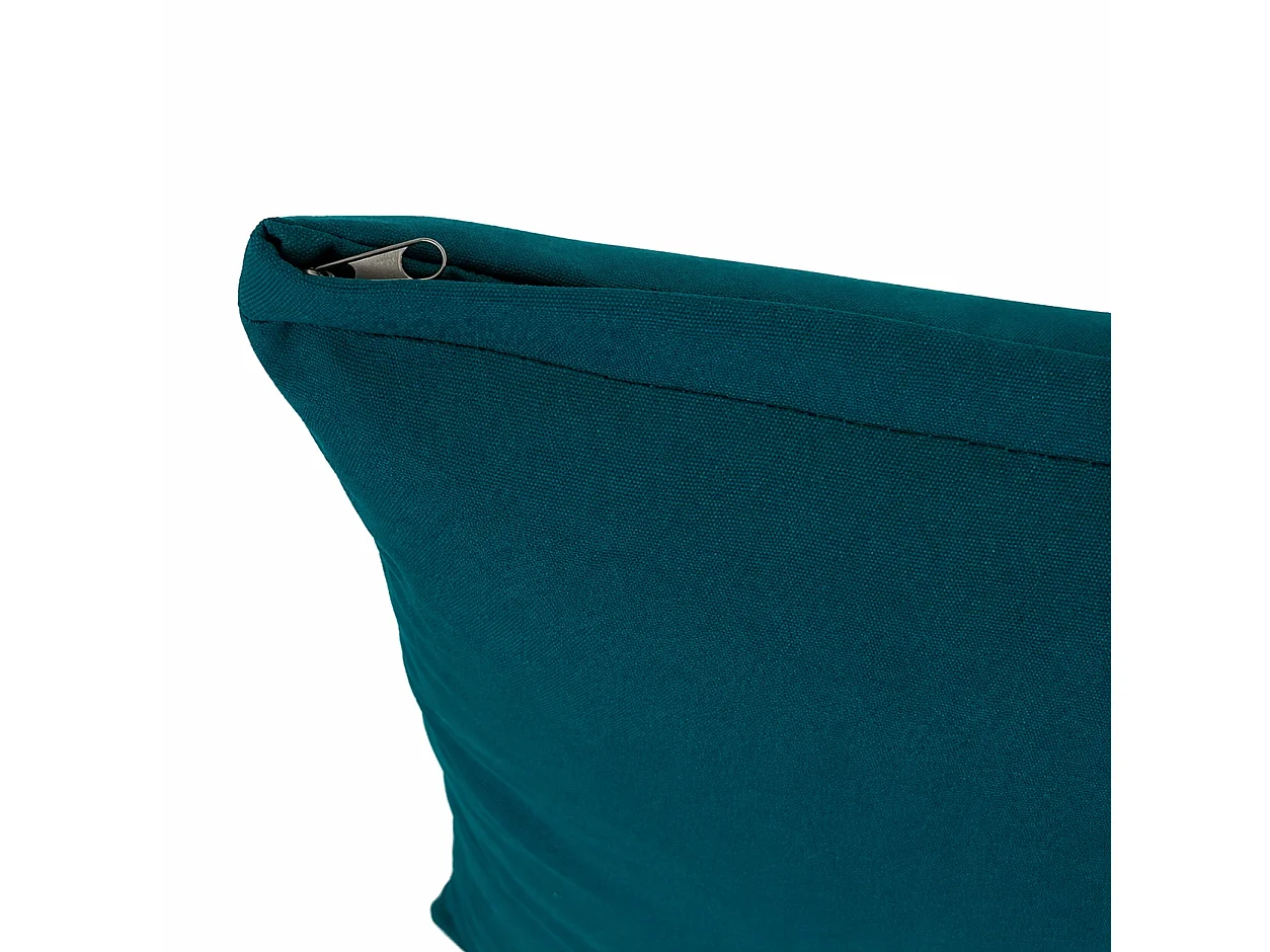Tempo Style - Cuscino decorativo 45×45 cm Sfoderabile in poliestere – Verde Petrolio