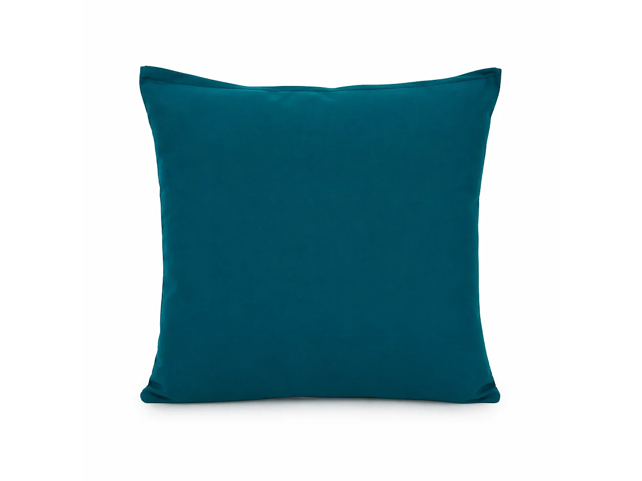 Tempo Style - Cuscino decorativo 45×45 cm Sfoderabile in poliestere – Verde Petrolio