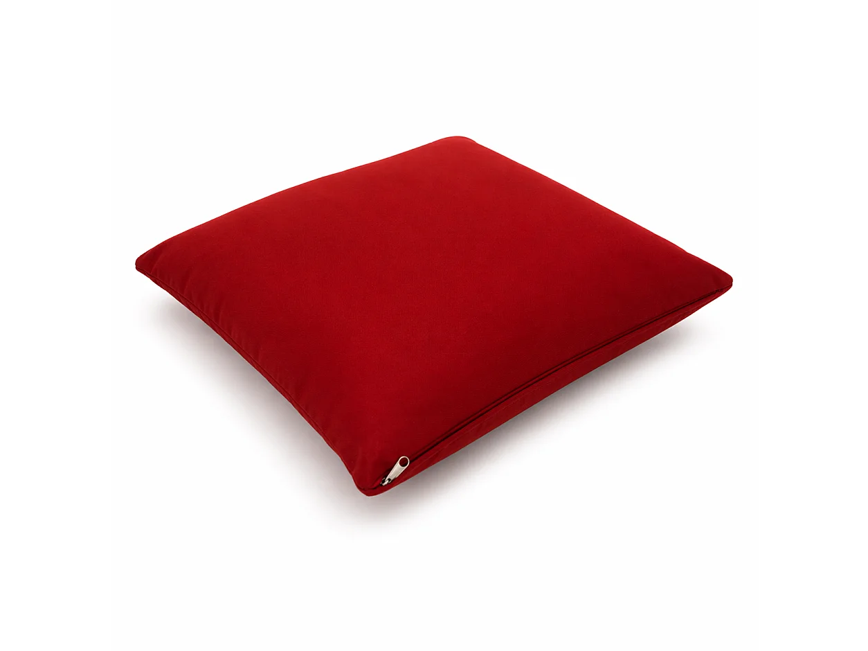 Tempo Style - Cuscino decorativo 45×45 cm Sfoderabile in poliestere – Bordeaux