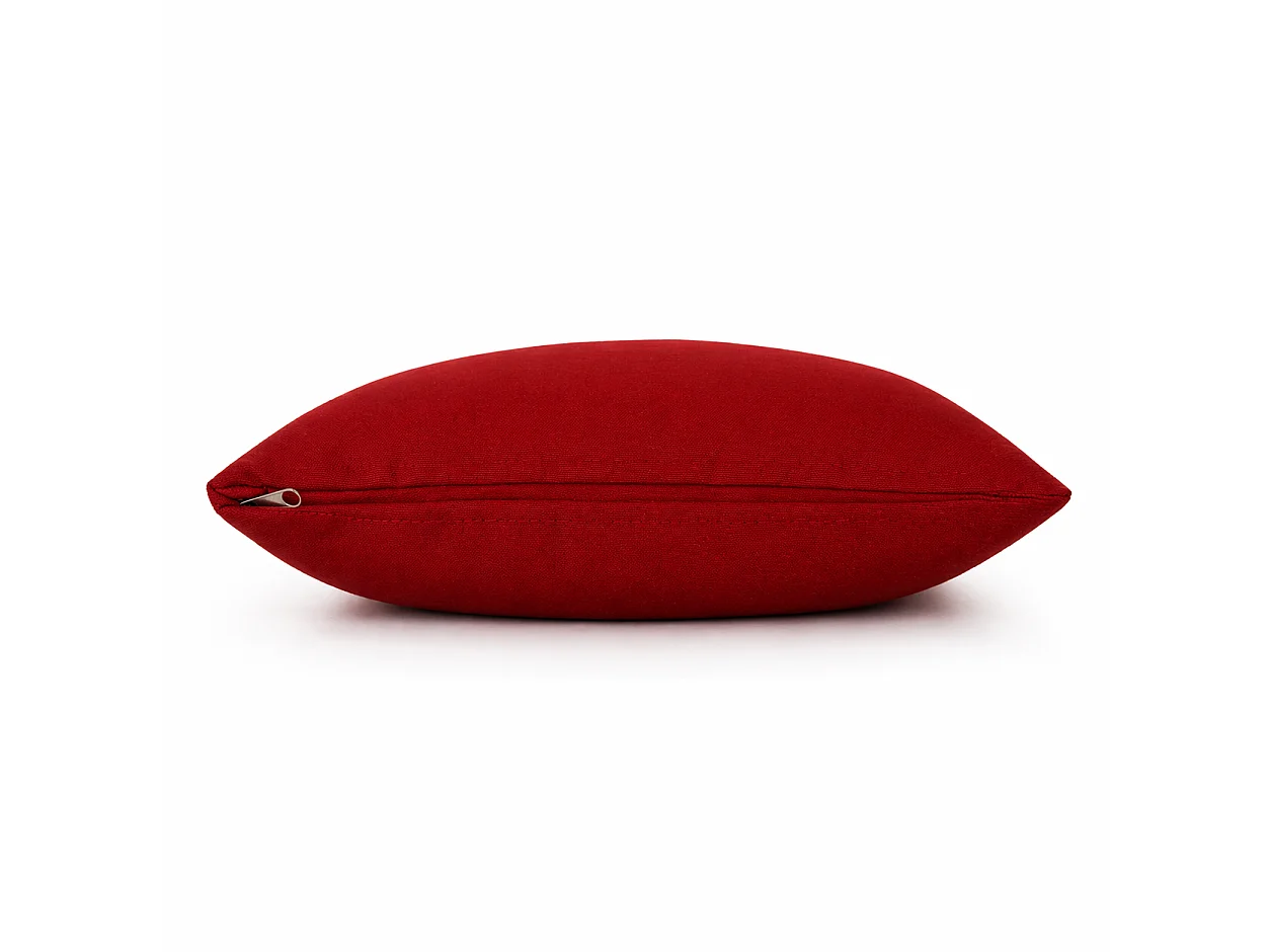 Tempo Style - Cuscino decorativo 45×45 cm Sfoderabile in poliestere – Bordeaux