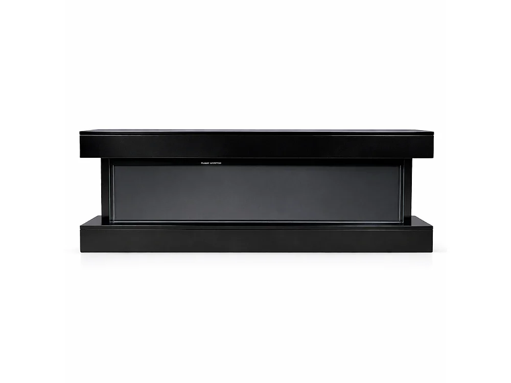 Tempo Style - Camino elettrico ALARO ULTRA+ | Stufa ventilata a parete da incasso a basso consumo, con telecomando, timer, decorazioni (Nero, 152cm)