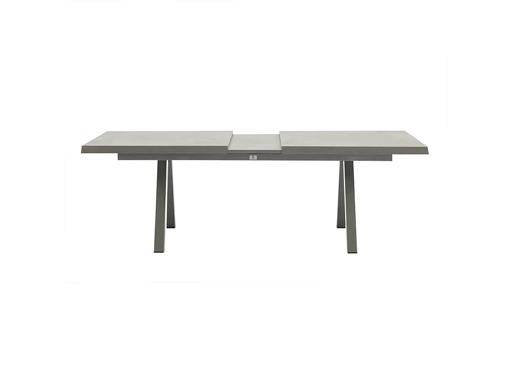 Tempo Style - Tavolo da pranzo allungabile Buda (6/8 posti) Grigio