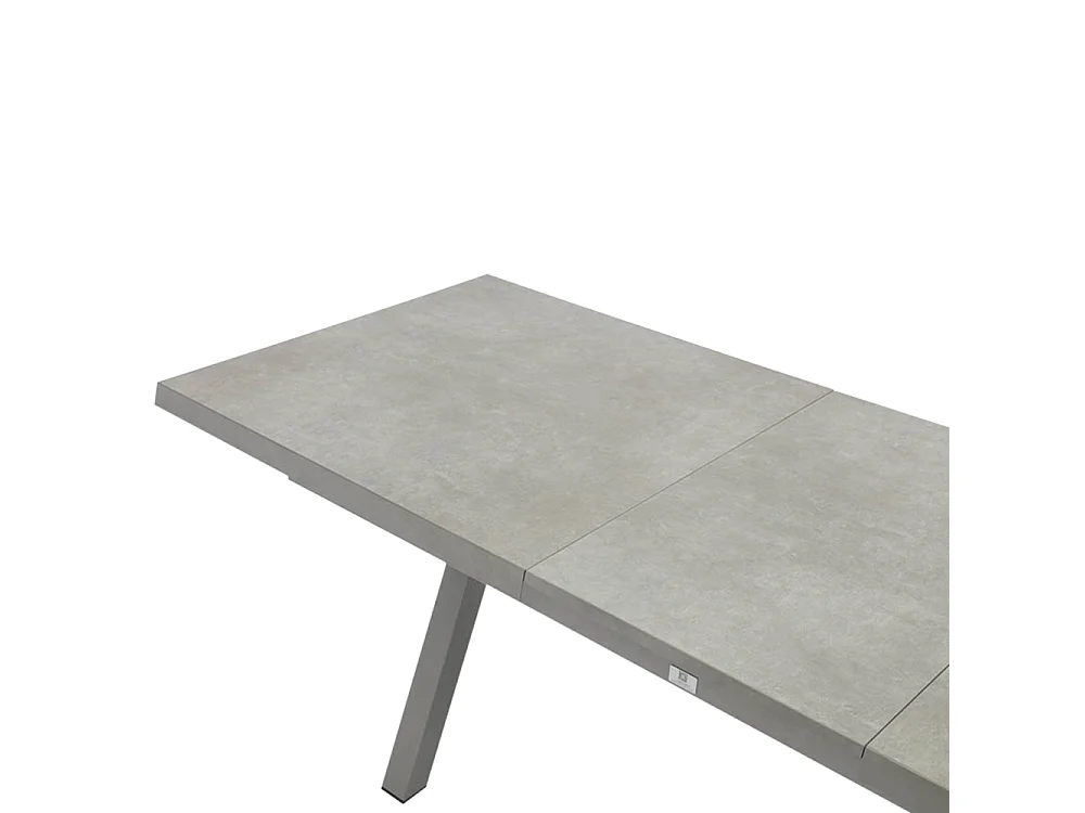 Tempo Style - Tavolo da pranzo allungabile Buda (6/8 posti) Grigio