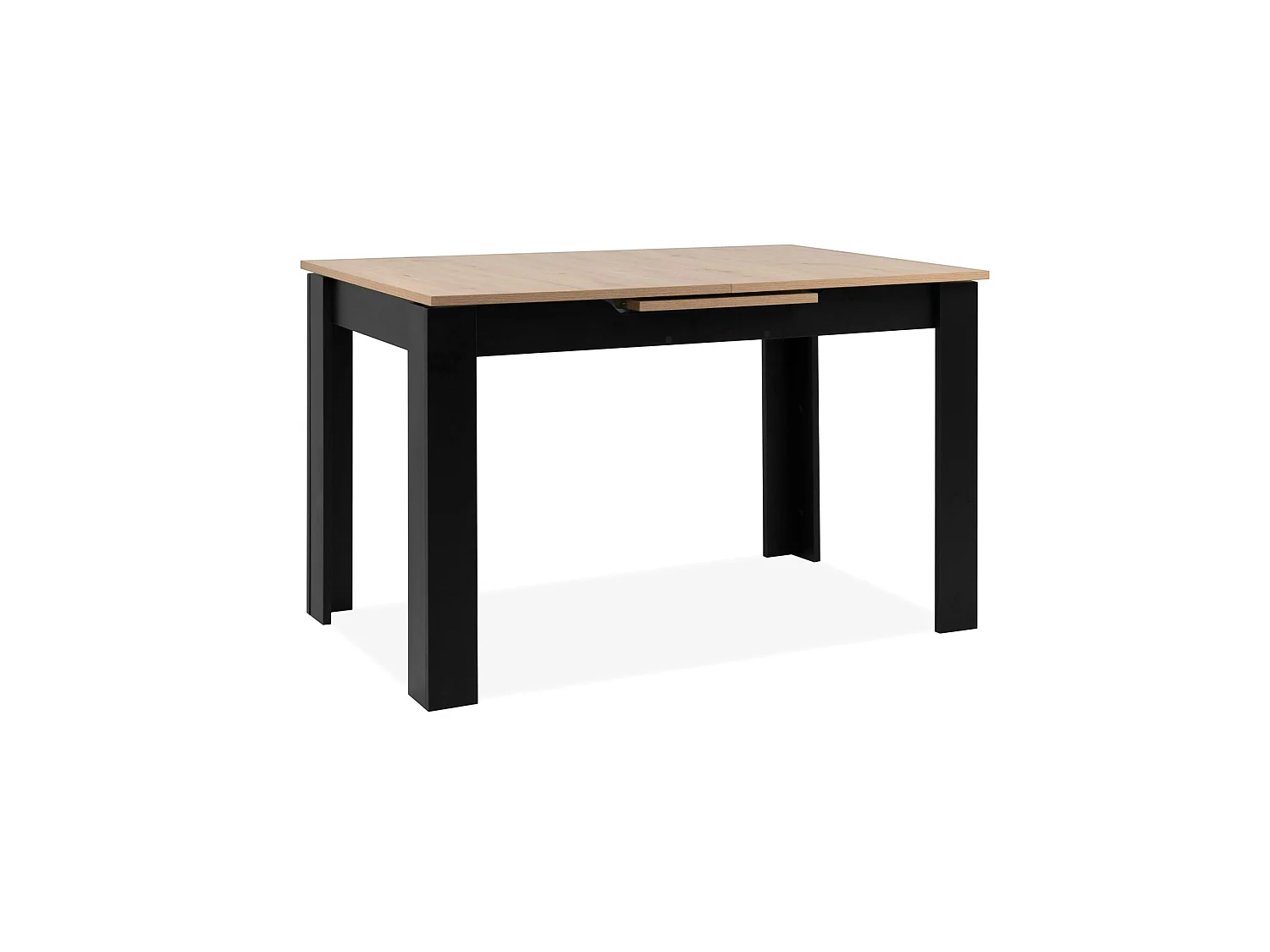 Table extensible moderne style loft 125-165 cm ALVA