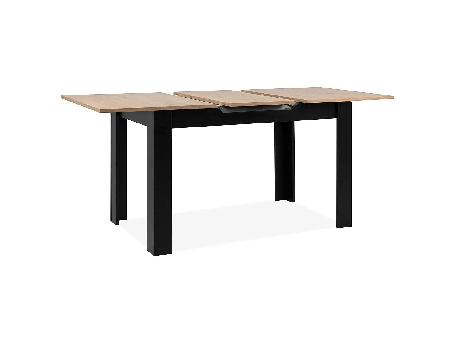 Table extensible moderne style loft 125-165 cm ALVA