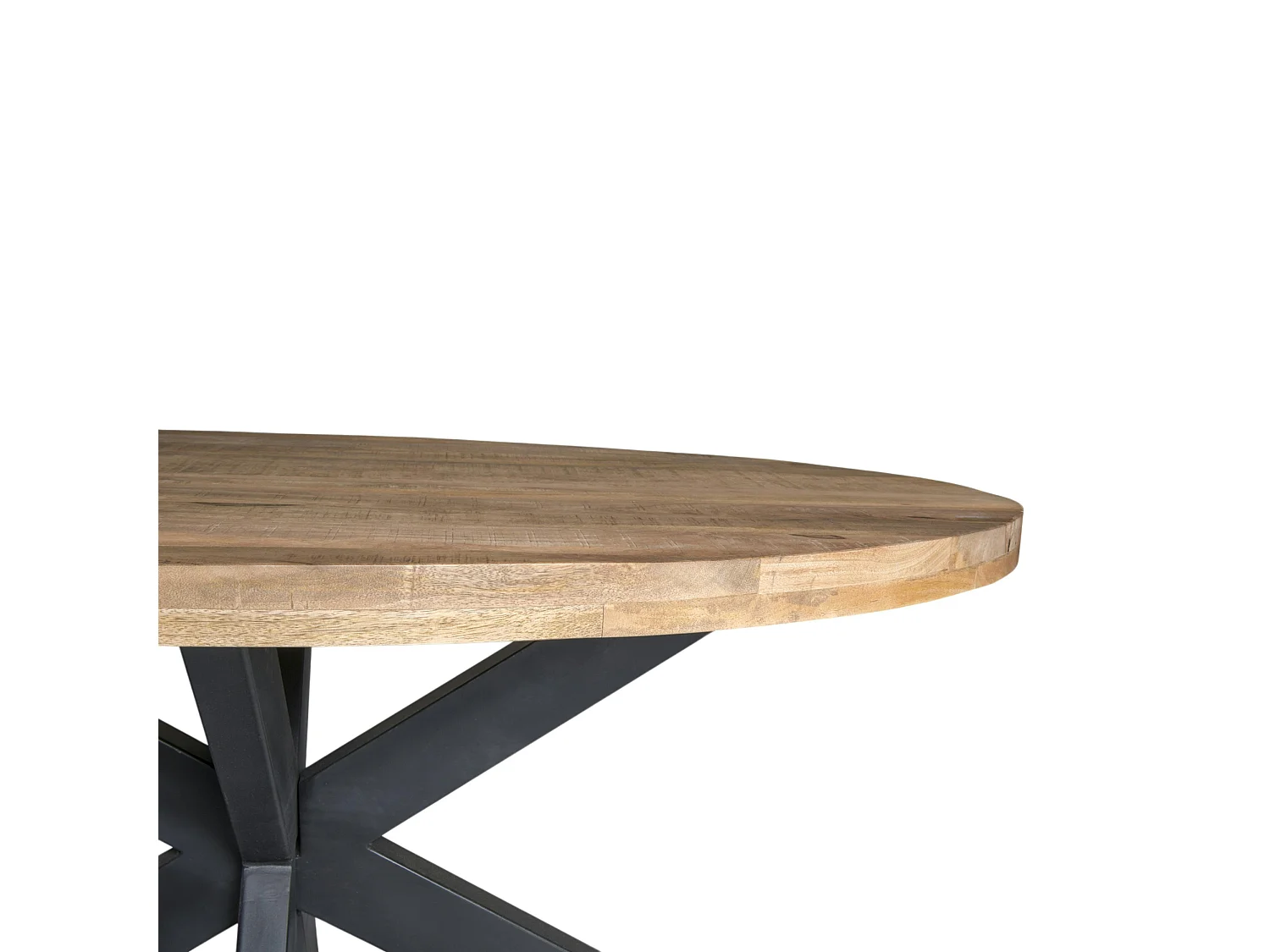 Table à manger ovale en bois de manguier 180 cm FULTON