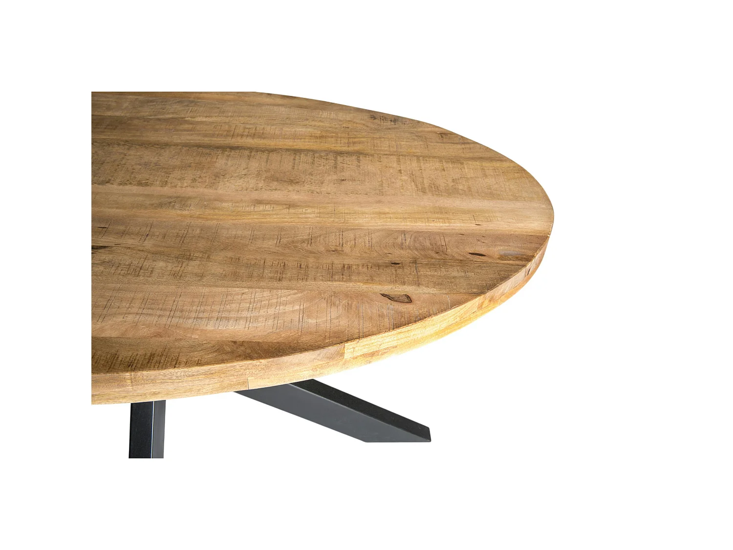 Table à manger ovale en bois de manguier 180 cm FULTON