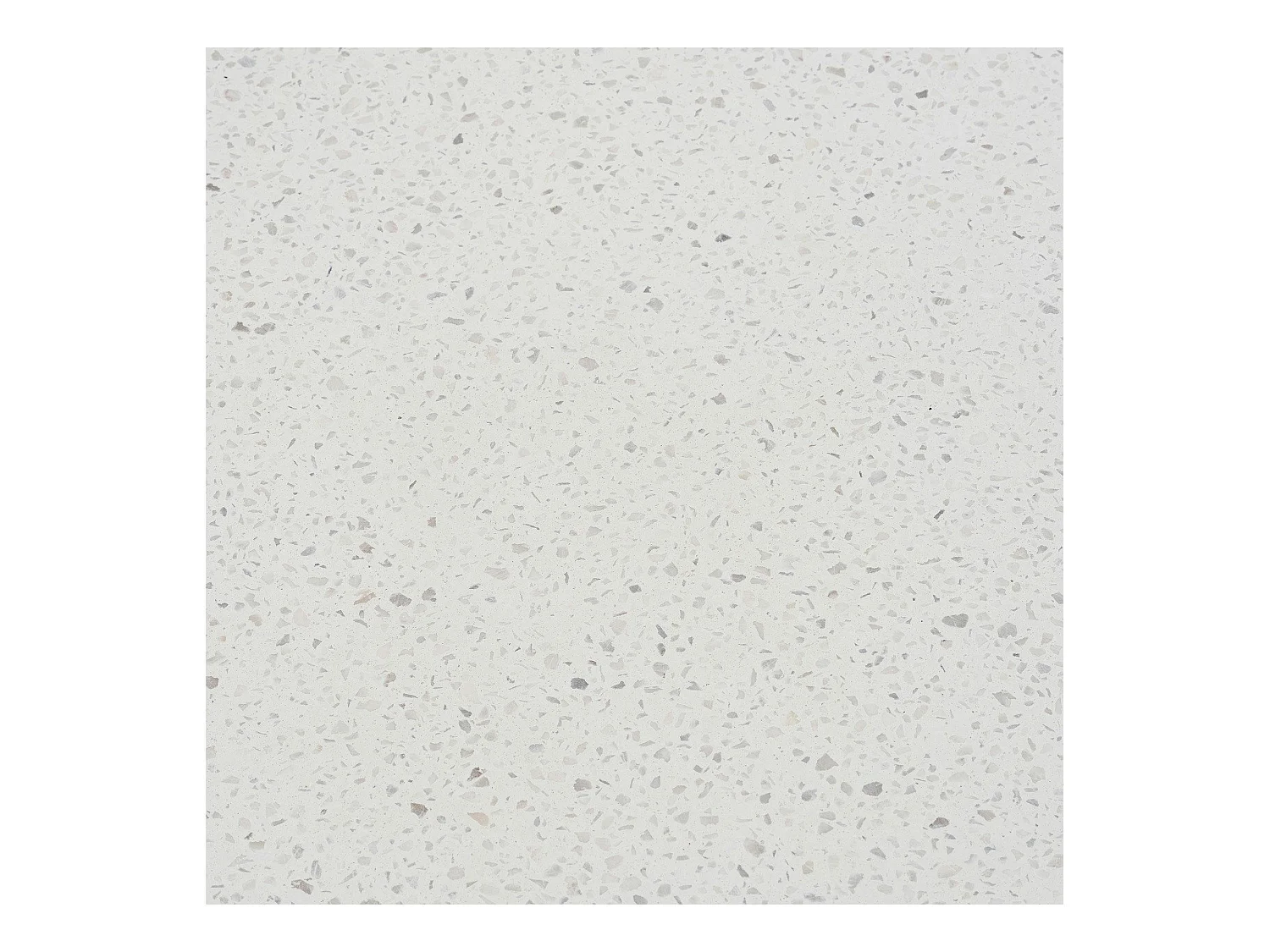 Table à dîner ronde terrazzo blanche ø120 BALI