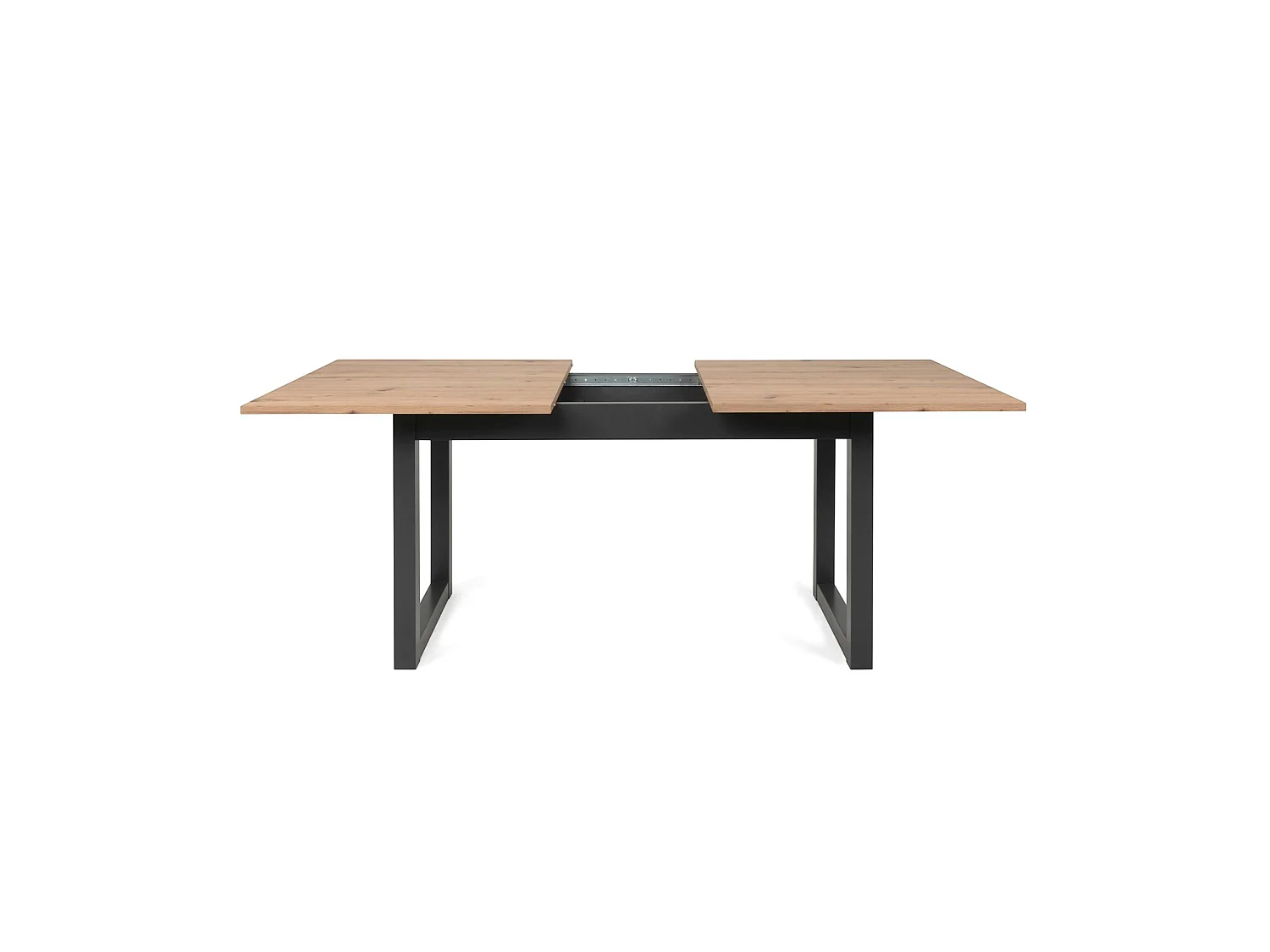 Table à manger extensible effet chêne 160-200 cm ALVA