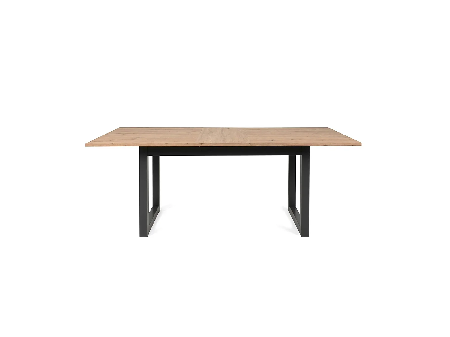 Table à manger extensible effet chêne 160-200 cm ALVA