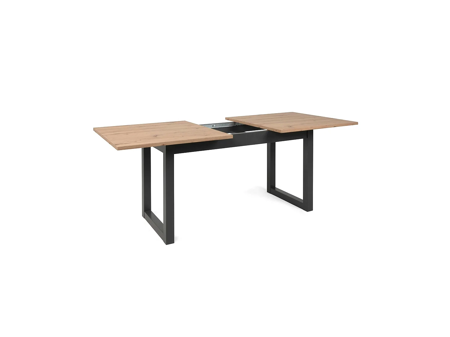 Table à manger extensible effet chêne 160-200 cm ALVA