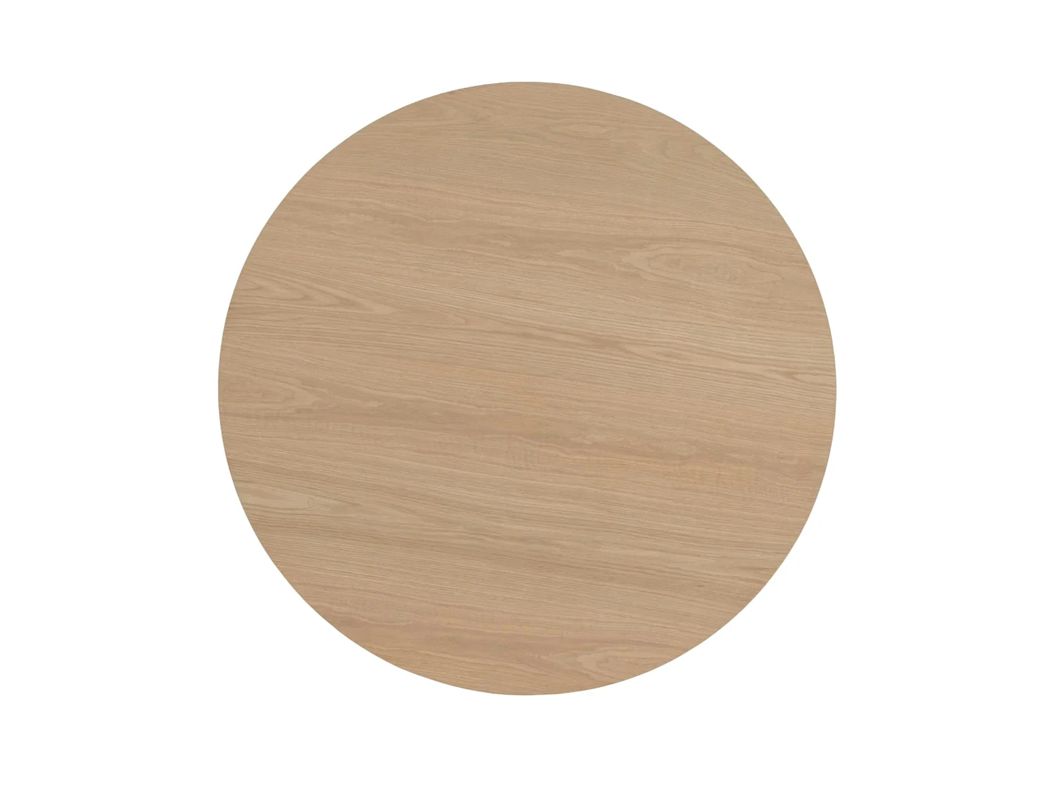 Table à manger ronde en chêne clair Ø130 cm LOREN