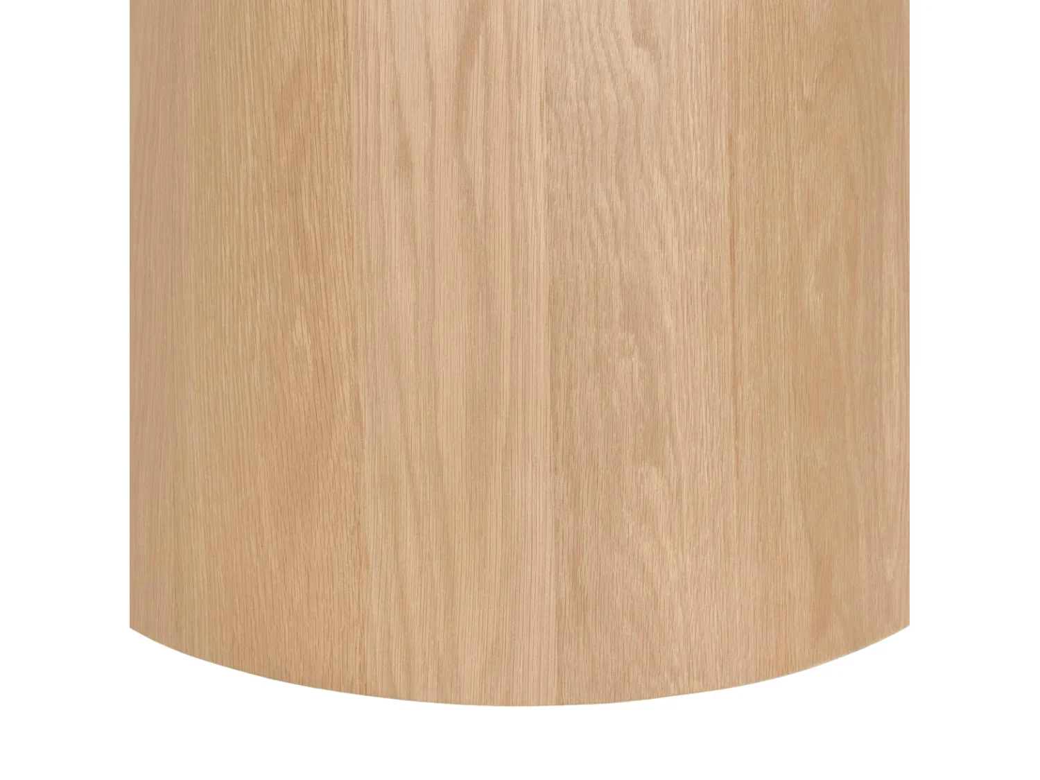 Table à manger ronde en chêne clair Ø130 cm LOREN
