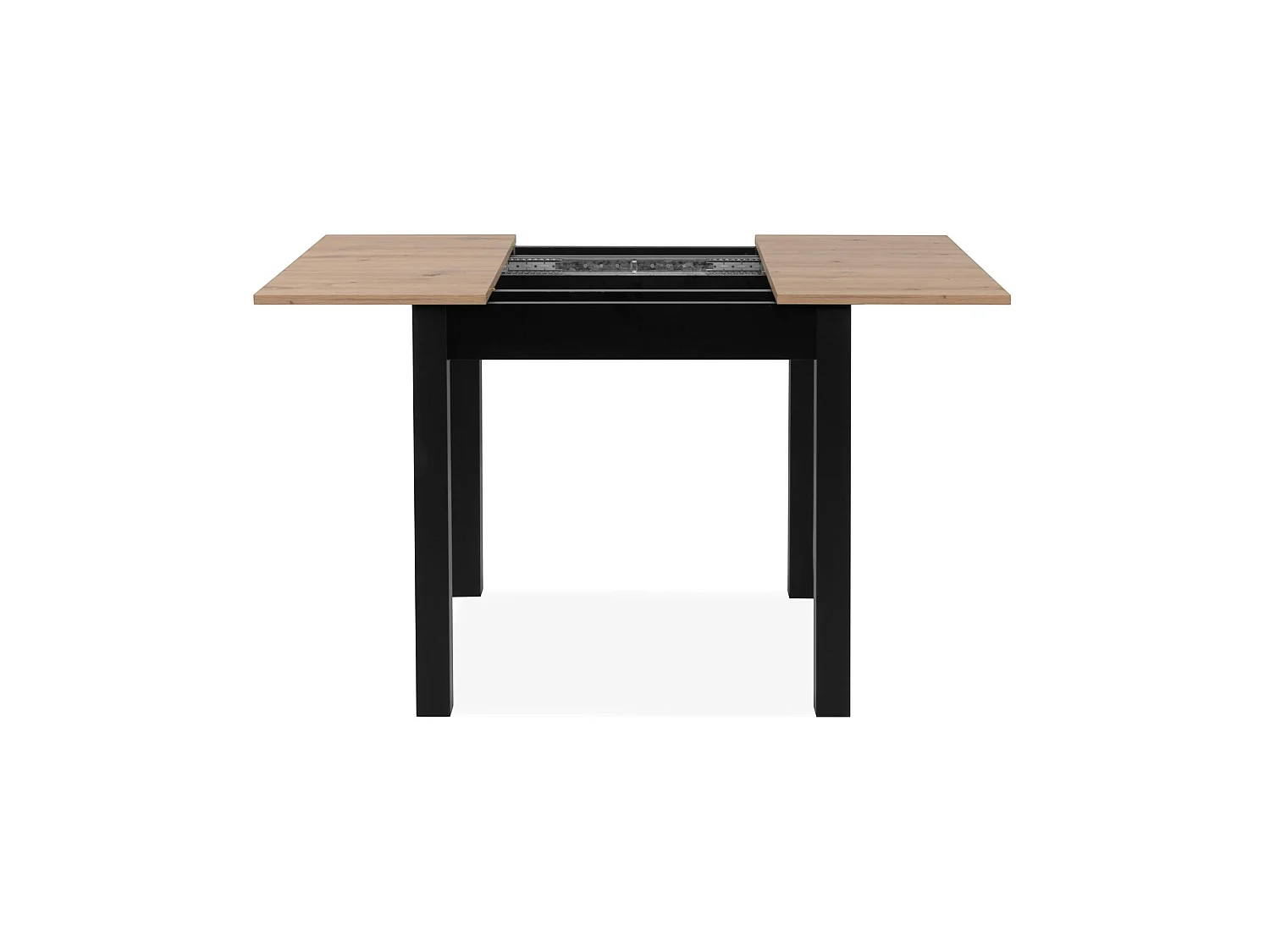 Table carrée extensible esprit bistrot 80-120 cm ALVA