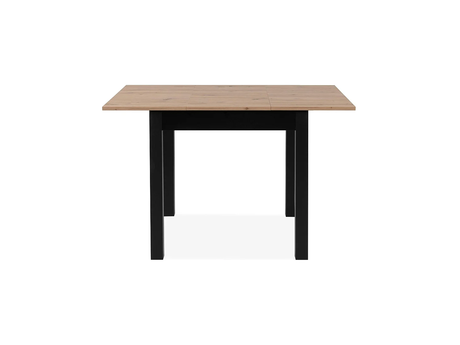 Table carrée extensible esprit bistrot 80-120 cm ALVA