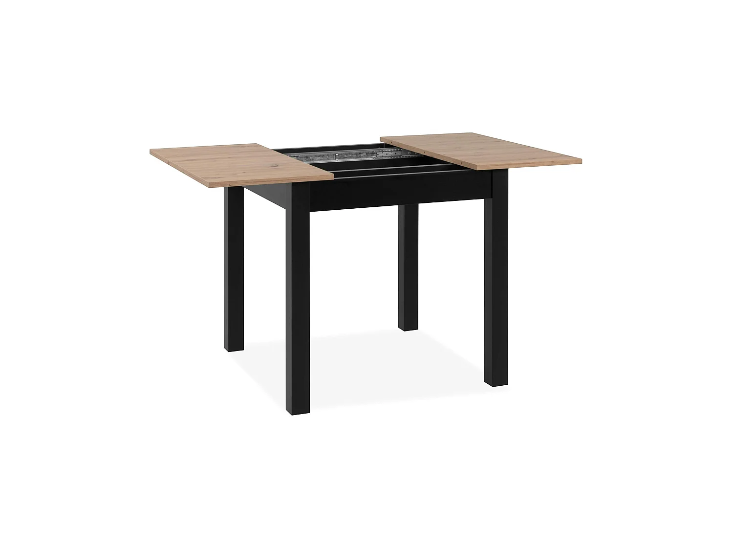 Table carrée extensible esprit bistrot 80-120 cm ALVA