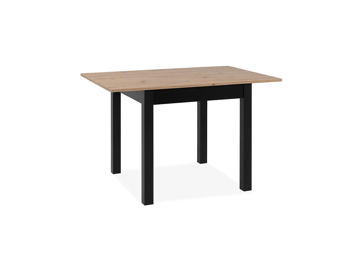 Table carrée extensible esprit bistrot 80-120 cm ALVA