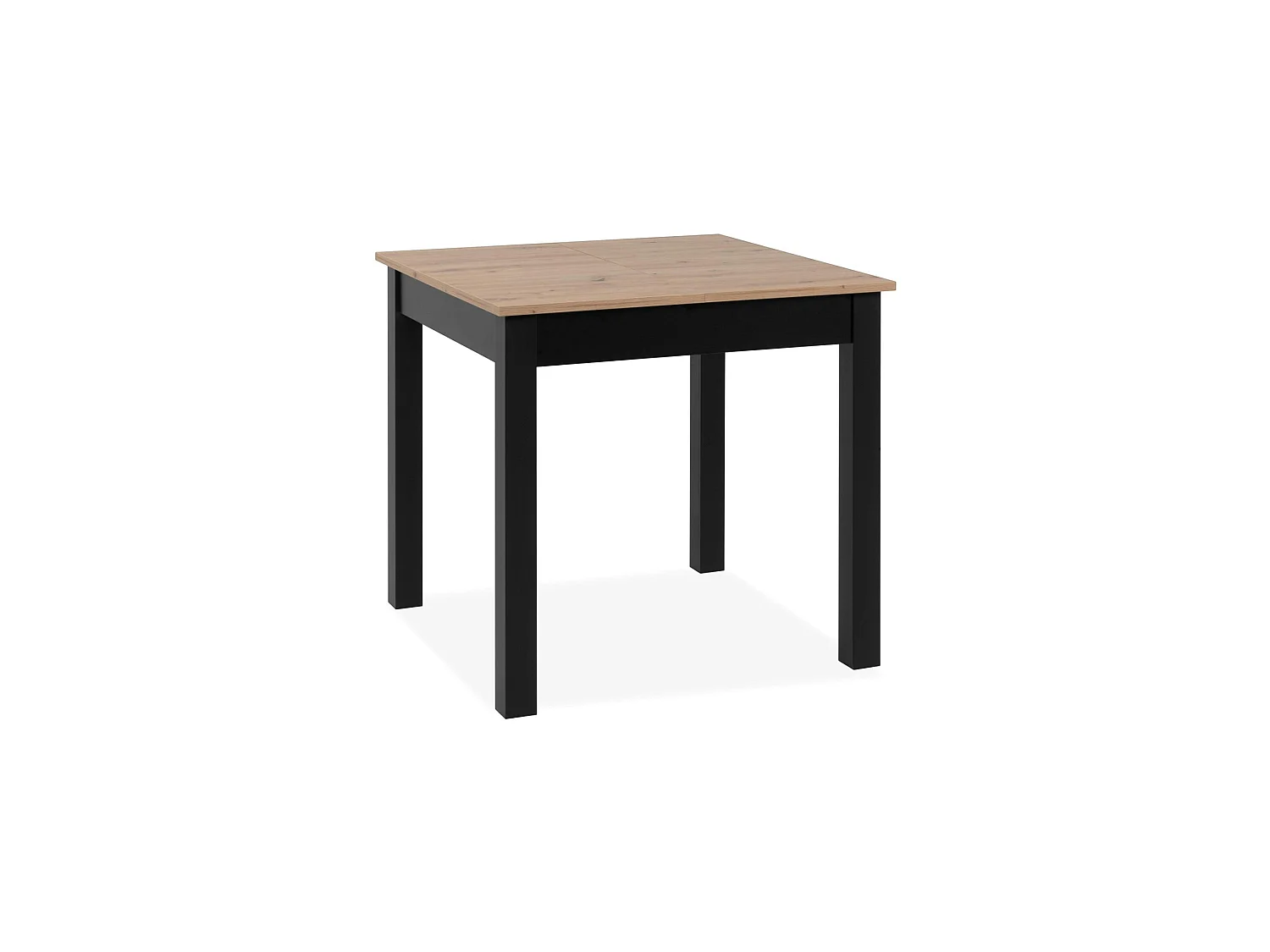 Table carrée extensible esprit bistrot 80-120 cm ALVA
