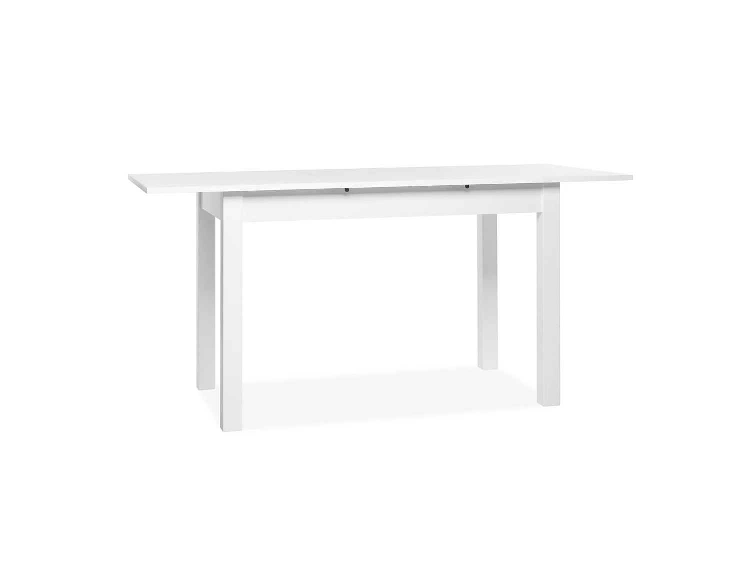 Table à manger blanche extensible 140-180 cm ALVA
