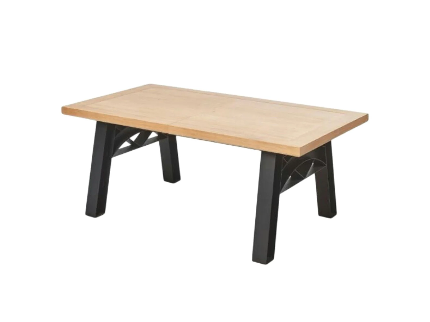 Table extensible chêne clair esprit atelier 190-240 cm ALPINE
