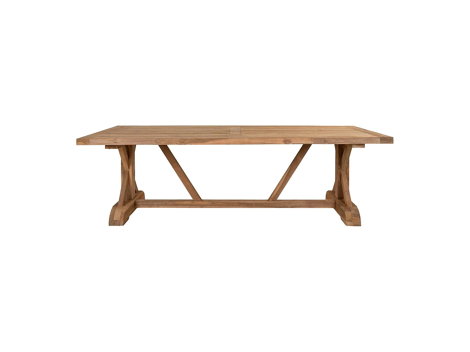 Table à manger en teck esprit campagne 240 cm BERRY