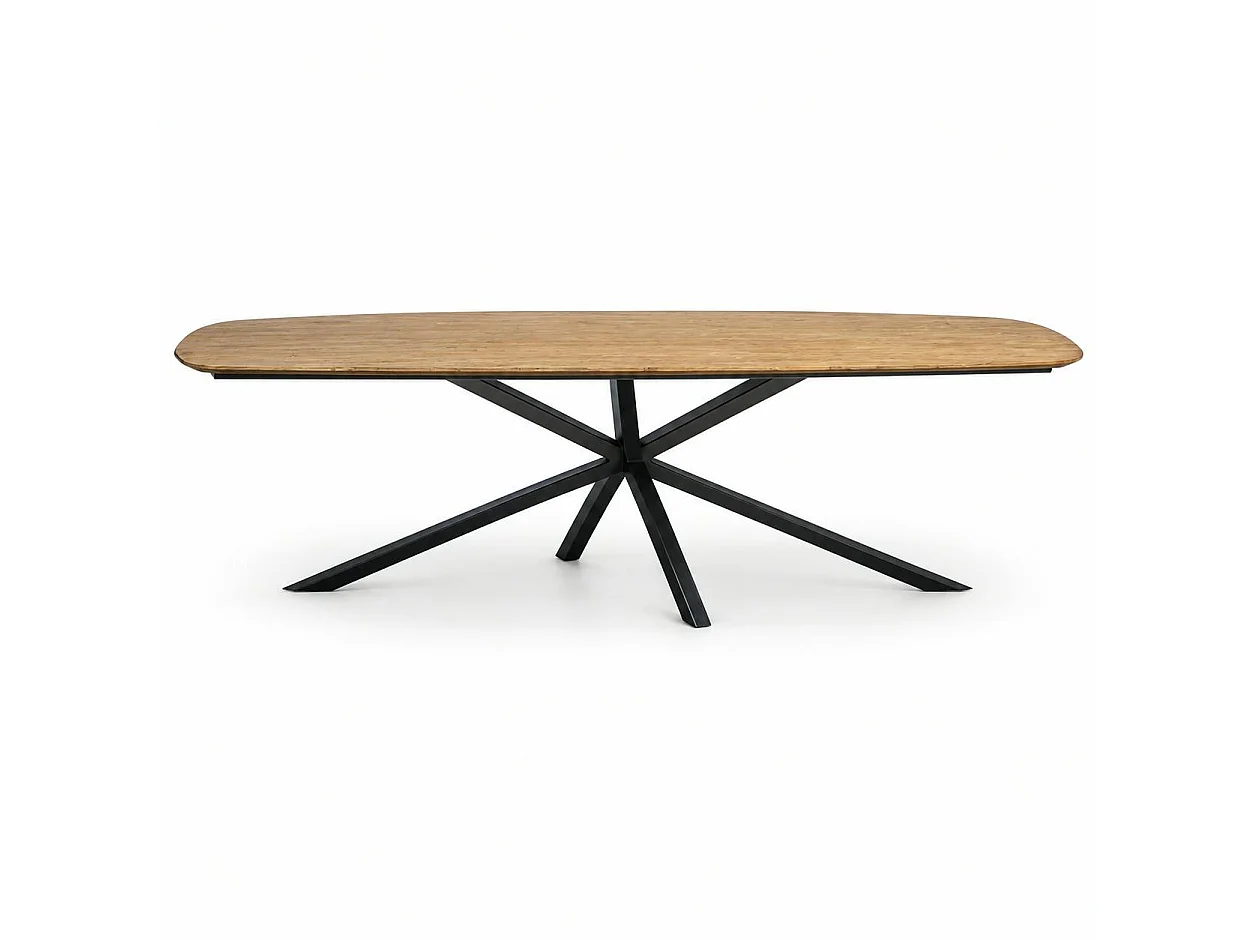 Grande table à manger en bois de teck recyclé 280 cm DEPOK