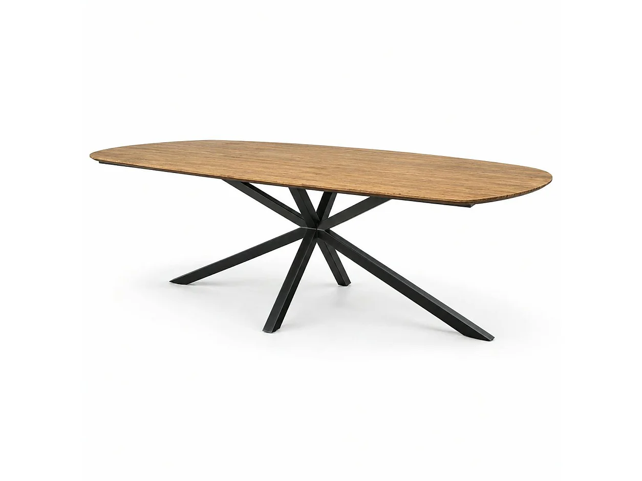 Grande table à manger en bois de teck recyclé 280 cm DEPOK