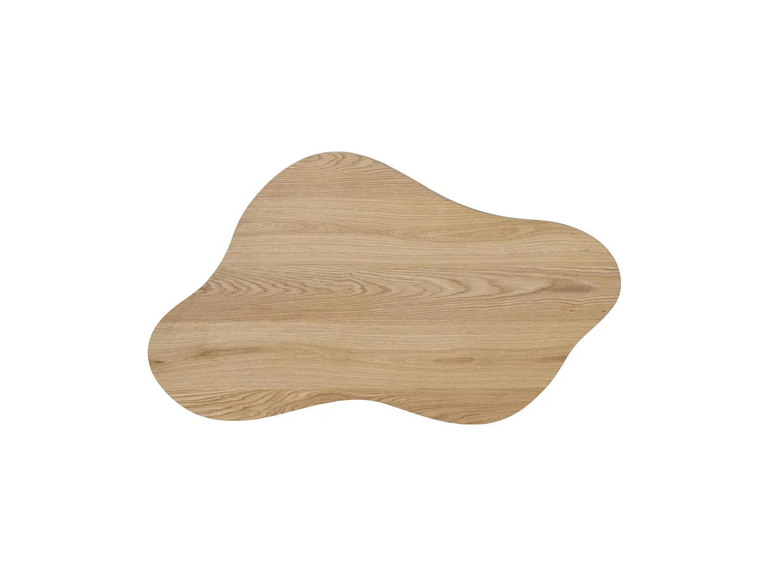 Table basse design organique en chêne clair LOREN