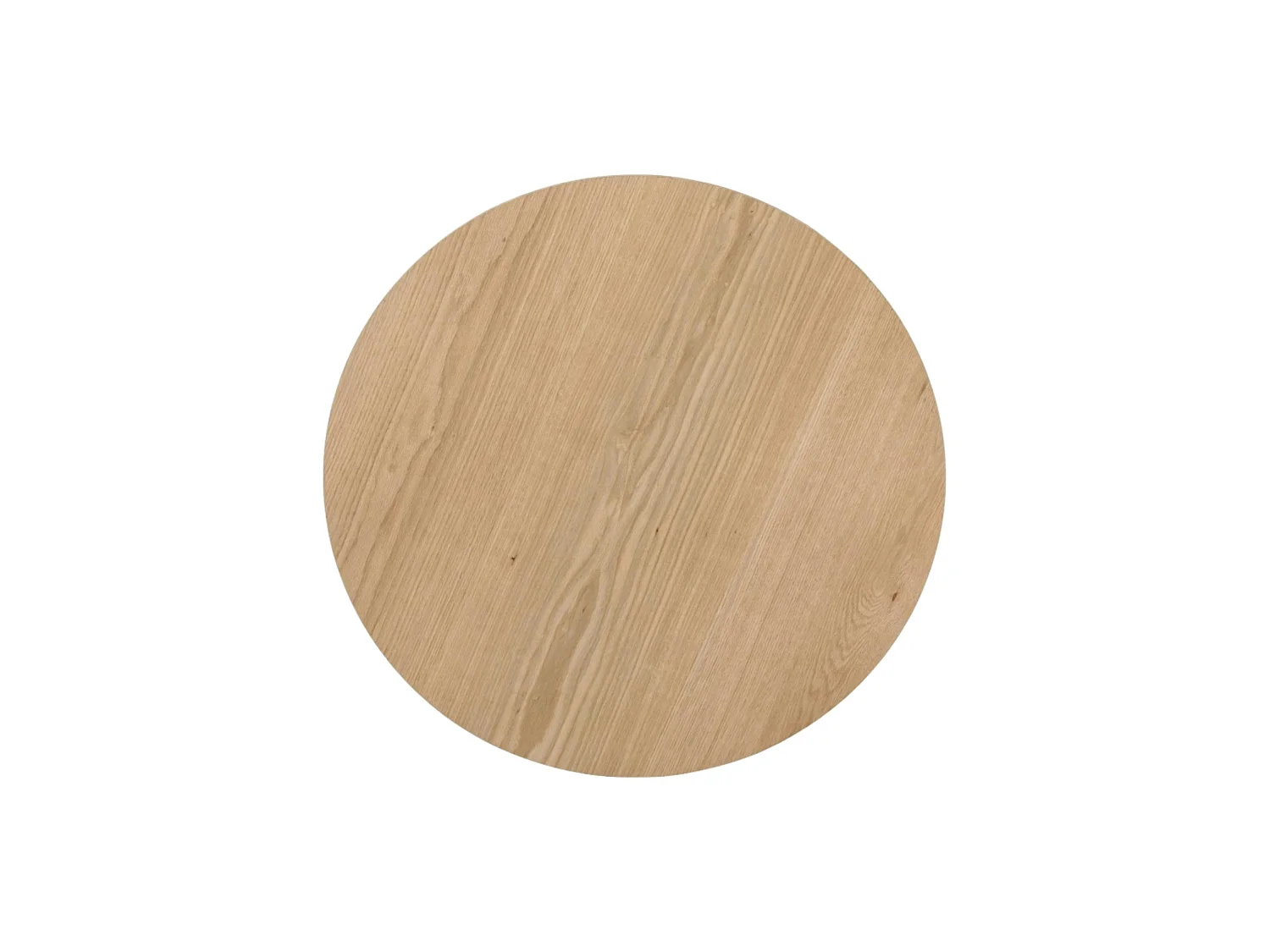 Table basse ronde en chêne clair LOREN