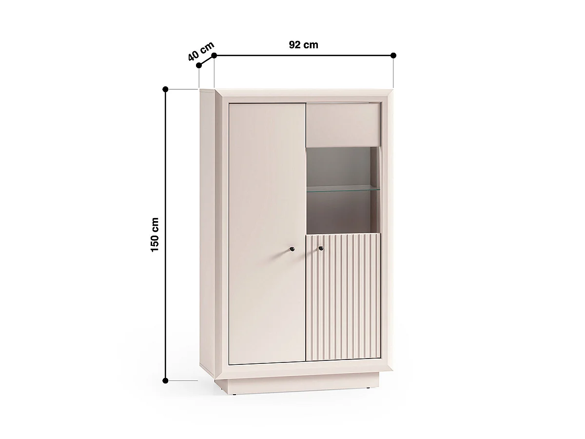 Vaisselier 2 portes Assia Cachemire