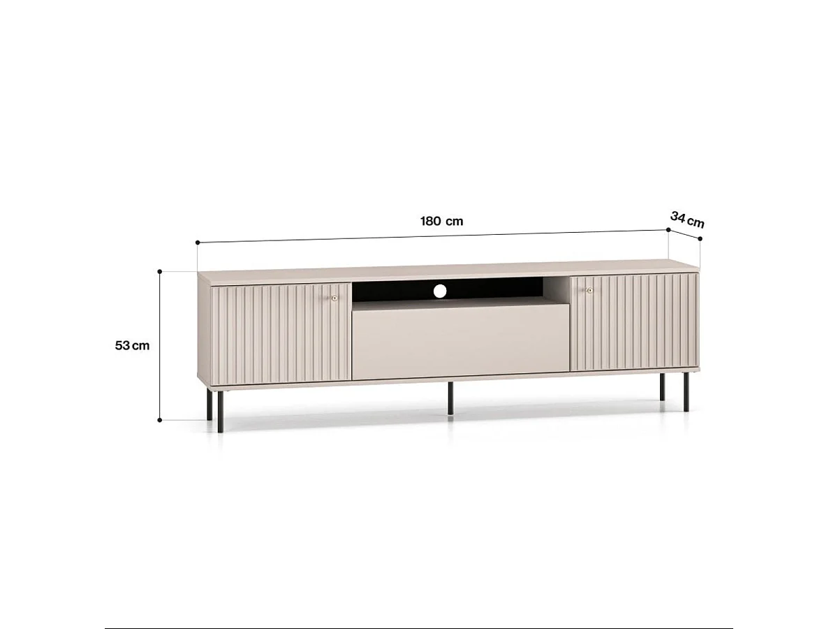 TV skrinka s 3 dverami, 180 cm, Nova Cachemire