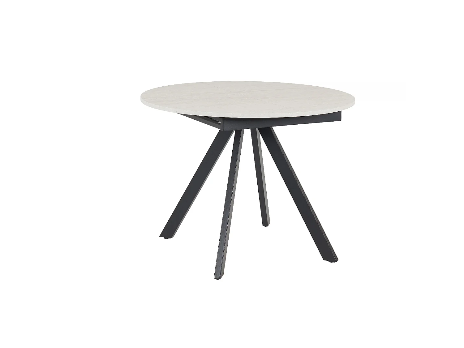 Harley Extendable Dining Table with 4 Emily Chairs - Mustard