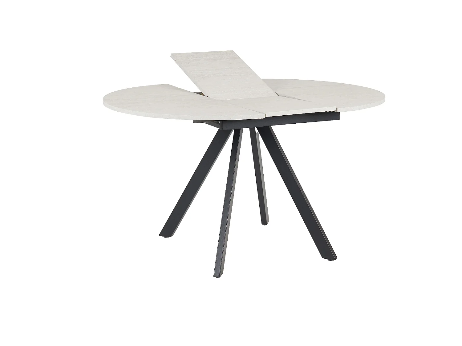 Harley Extendable Dining Table with 4 Emily Chairs - Mustard