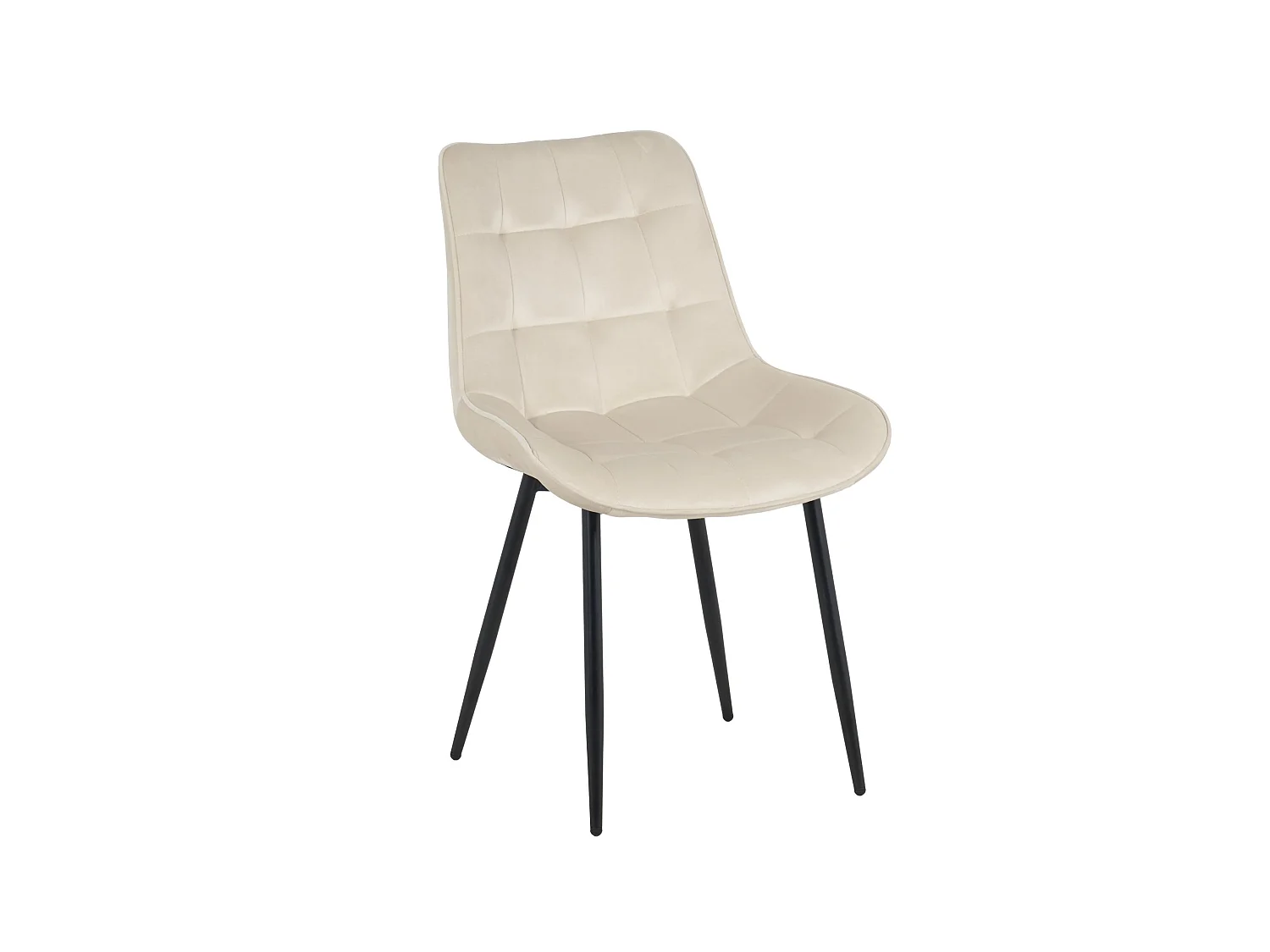Harley Extendable Dining Table with 4 Erica Chairs - Cream