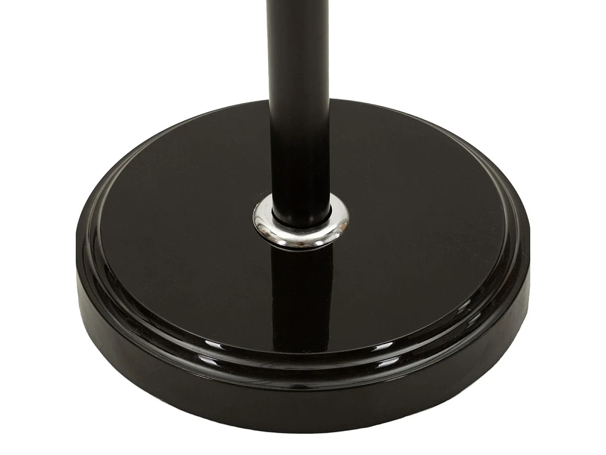 Porte-manteau sur pied 6 patères Halston Noir et Bois