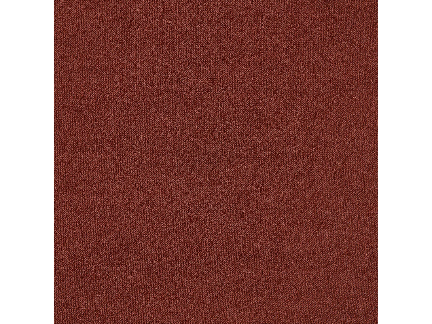Poltrona compressa in velluto, 1 posto, Como, Rosso mattone, 92x103x70 cm