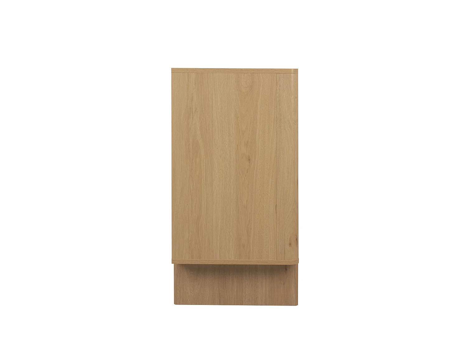Sideboard 3 Türen mit abgerundeten Formen Eiche-Dekor B150 cm - OCTAVE