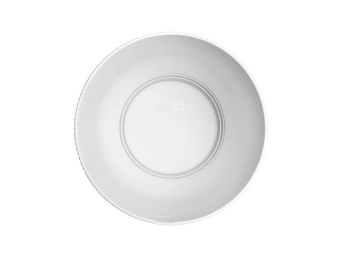 Elho Jazz Rond - Cache-pot d'intérieur blanc Ø26 x H24 cm
