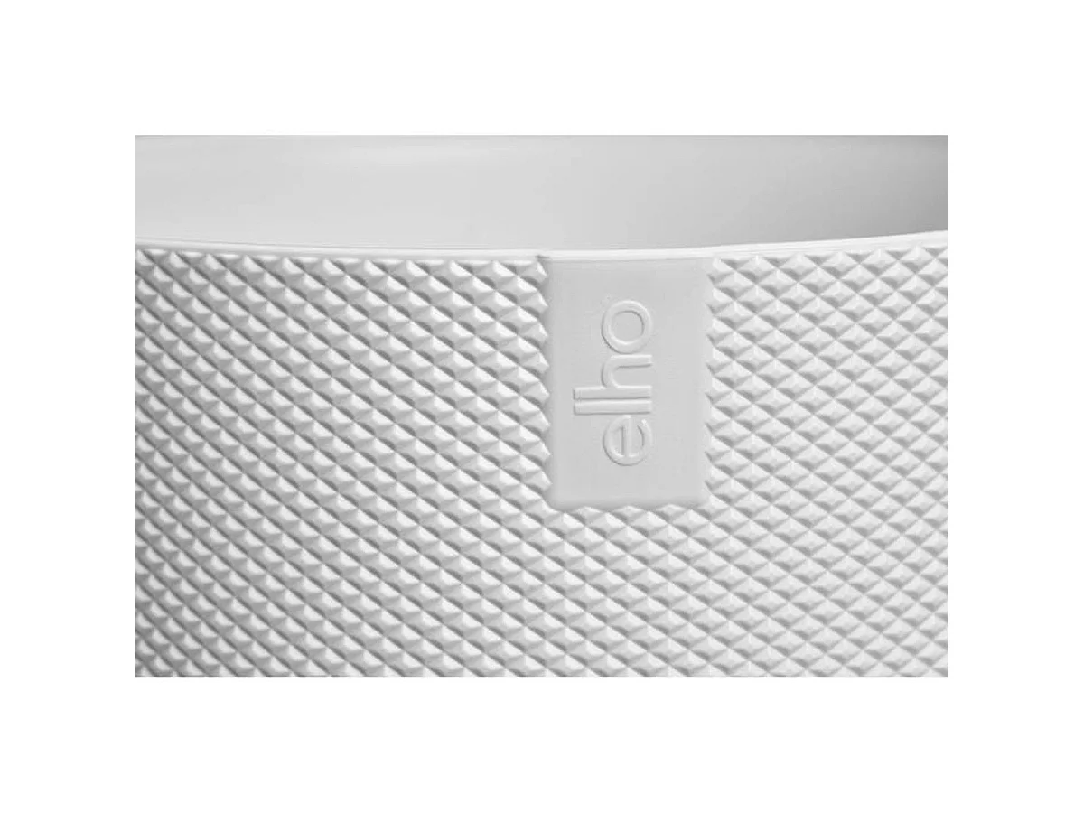 Elho Jazz Rond - Cache-pot d'intérieur blanc Ø26 x H24 cm