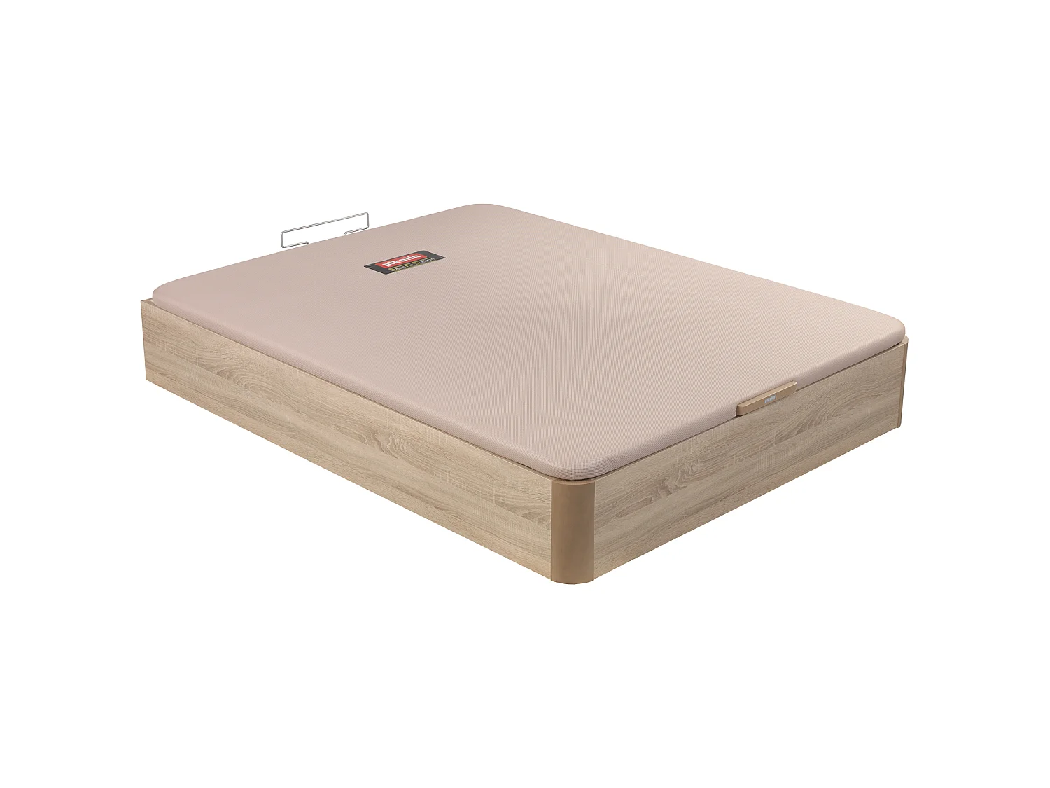 Pack PIKOLIN SLEEP con colchón de muelles ensacados y canapé, 135 x 190 cm, natural