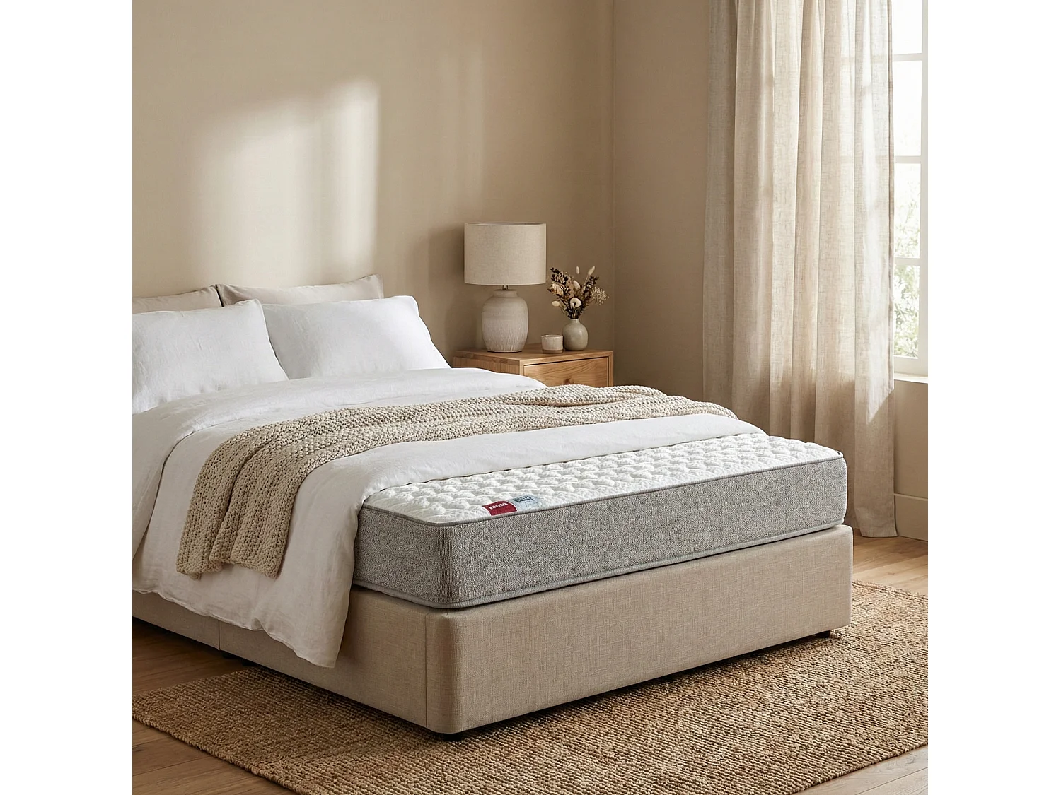 Materasso Pikolin Leah Compact 160 x 200 cm, 21 cm, espanso HR e memory foam