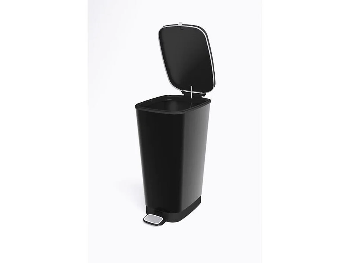 Poubelle à pédale KIS Chic Bin Style 42,5 L - Polypropylène noir