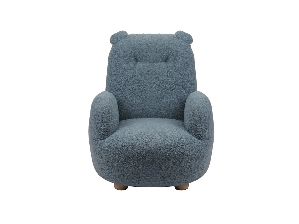 Fauteuil Enfant Ours "Rocky" 67cm Bleu