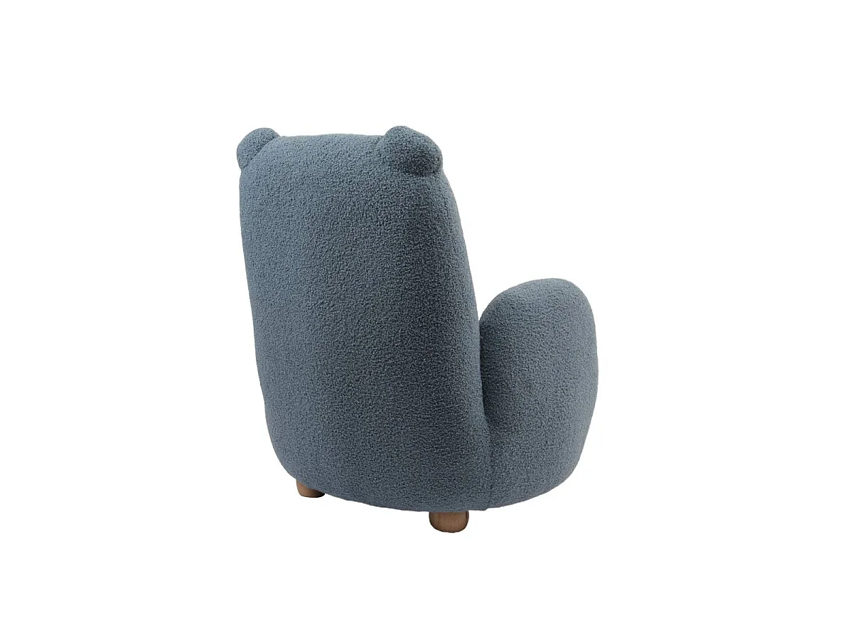 Fauteuil Enfant Ours "Rocky" 67cm Bleu