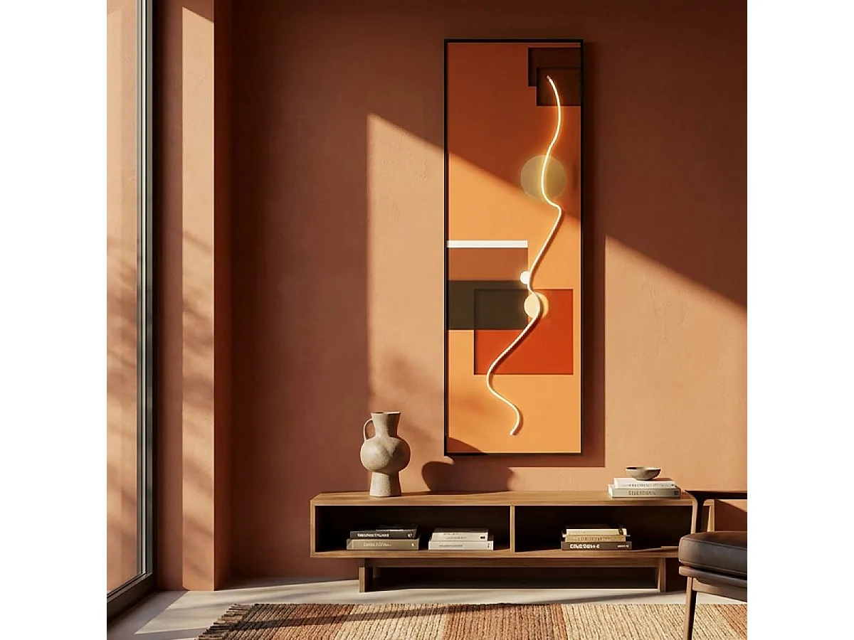 Tableau impression sur toile LED 150x50 cm Sia