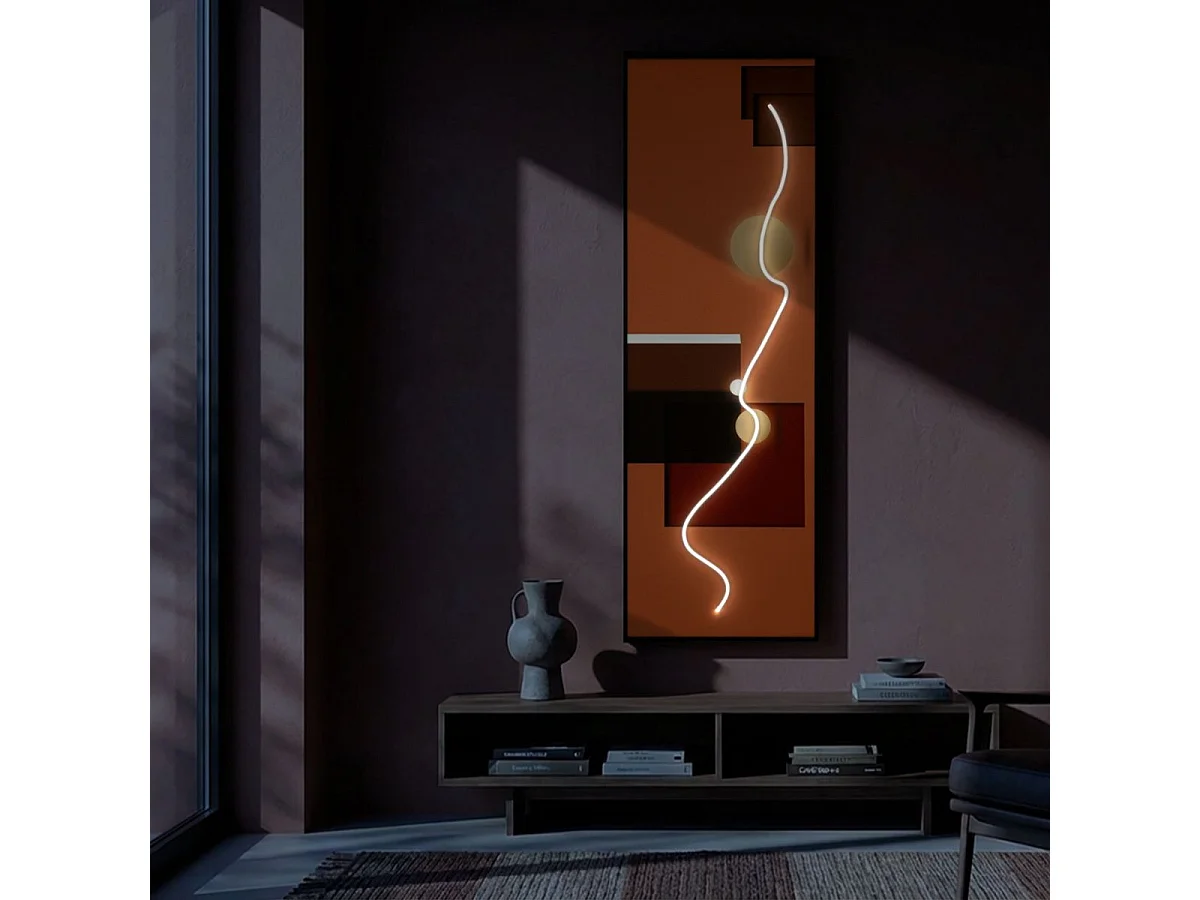 Tableau impression sur toile LED 150x50 cm Sia