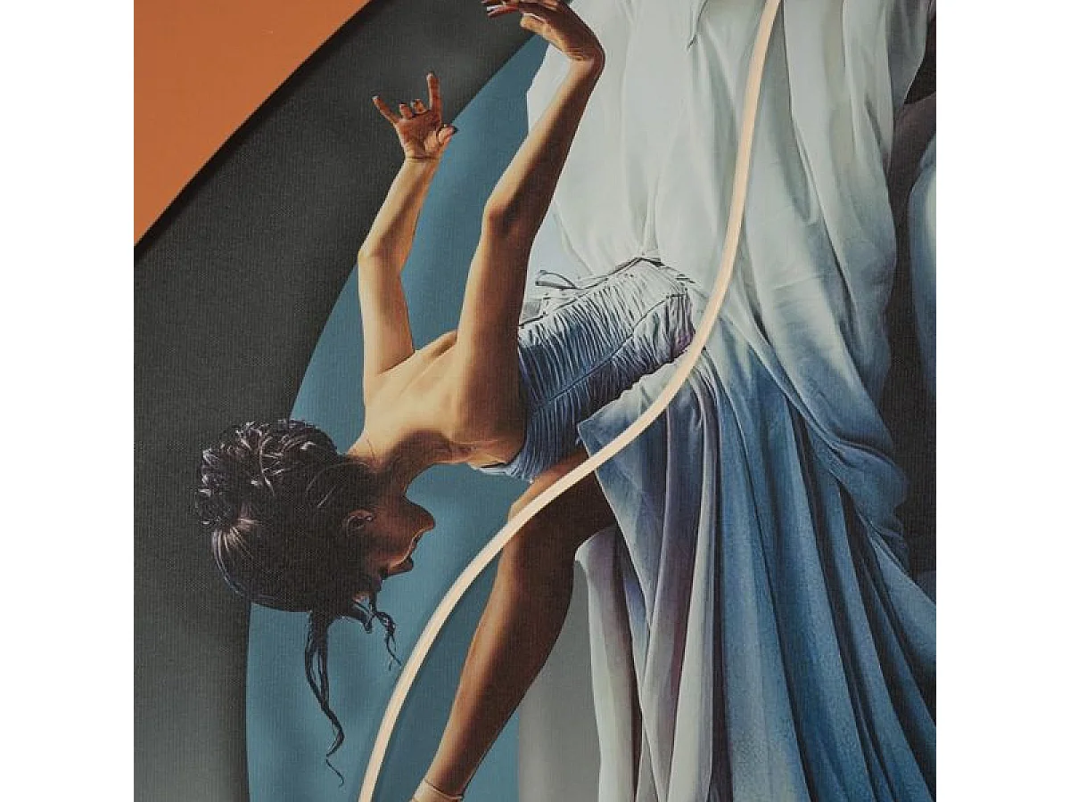 Tableau impression sur toile LED danseuse 60x90 cm Tess