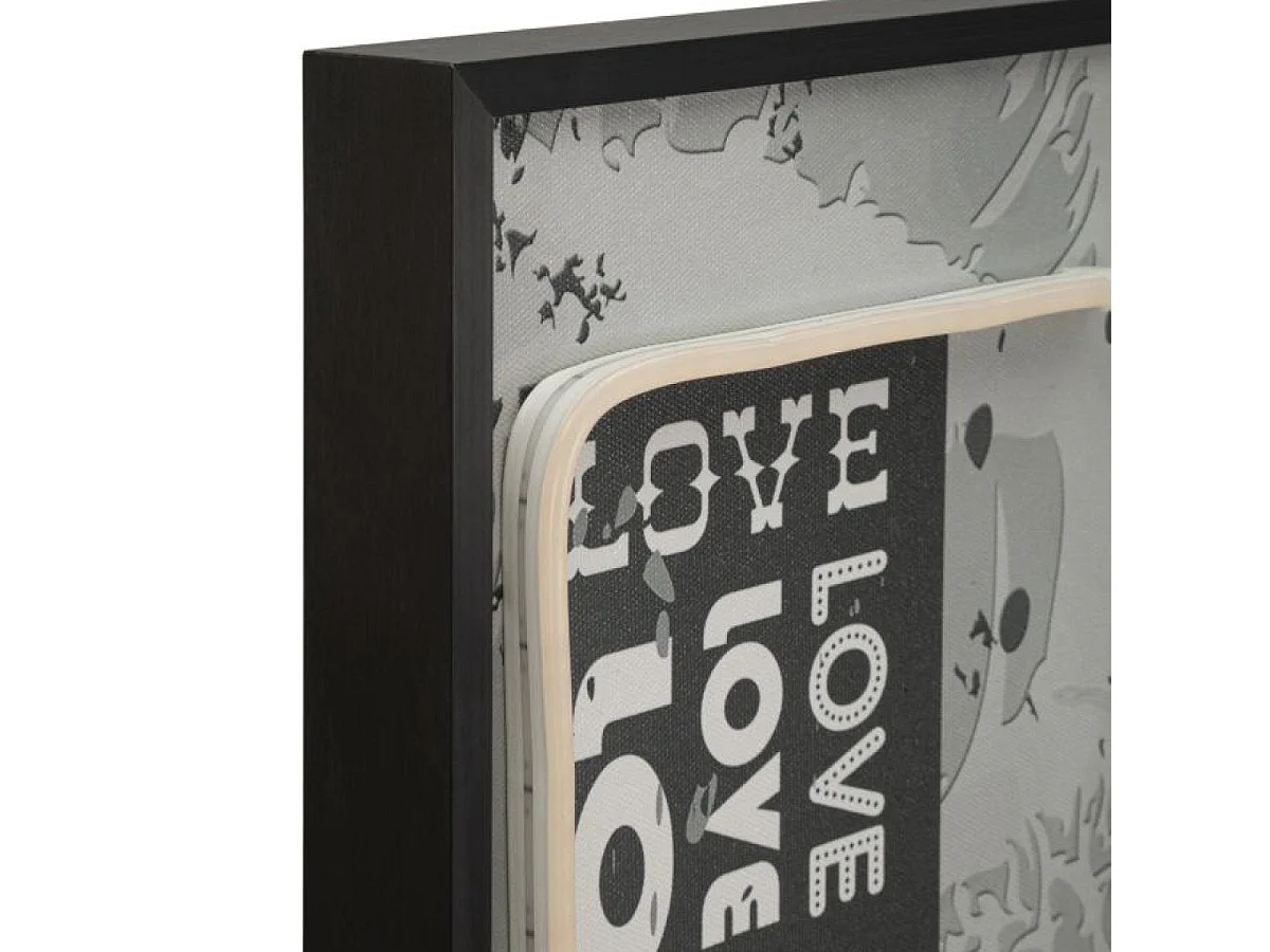 Tableau impression sur toile LED 60x90 cm Love