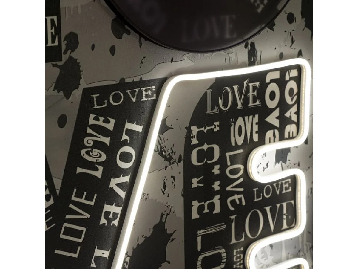 Tableau impression sur toile LED 60x90 cm Love